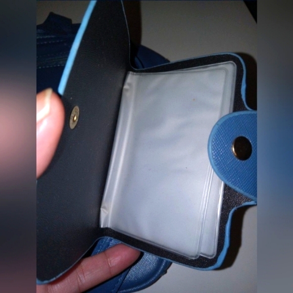 Mini Backpack Purse Blue 3-pcs - Picture 4 of 5